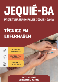 Técnico de Enfermagem - Prefeitura de Jequié-BA
