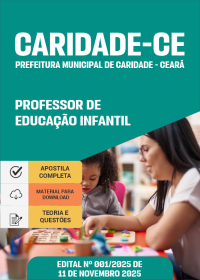 Professor de Educação Infantil - Prefeitura de Caridade-CE