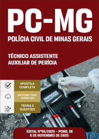 Técnico Assistente - Auxiliar de Perícia - Polícia Civil-MG