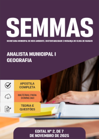 Analista Municipal I - Geografia - SEMMAS