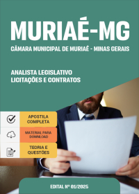 Analista Legislativo - Licitações e Contratos - Câmara de Muriaé-MG
