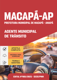 Agente Municipal de Trânsito - Prefeitura de Macapá-AP