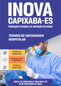 Técnico de Enfermagem - Hospitalar - INOVA Capixaba-ES