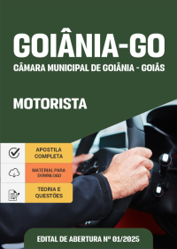 Motorista - Câmara de Goiânia-GO
