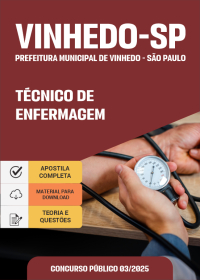 Técnico de Enfermagem - Prefeitura de Vinhedo-SP