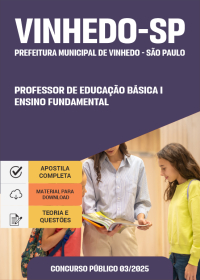 Professor de Educação Básica I - Ensino Fundamental - Prefeitura de Vinhedo-SP