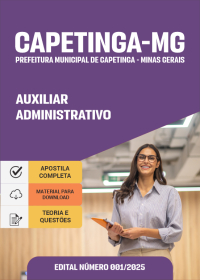 Auxiliar Administrativo - Prefeitura de Capetinga-MG