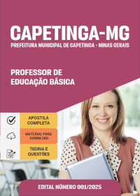Professor de Educação Básica - Prefeitura de Capetinga-MG