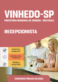 Recepcionista - Prefeitura de Vinhedo-SP