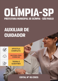 Auxiliar de Cuidador - Prefeitura de Olímpia-SP