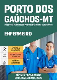 Enfermeiro - Prefeitura de Porto dos Gaúchos-MT
