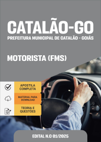 Motorista FMS - Prefeitura de Catalão-GO