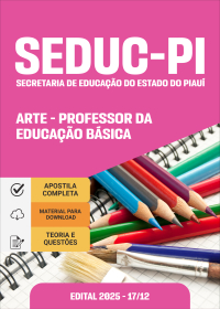Professor da Educação Básica - Artes - SEDUC-PI