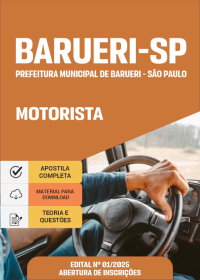 Motorista - Prefeitura de Barueri-SP