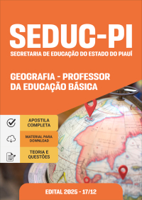 Professor de Geografia - SEDUC-PI