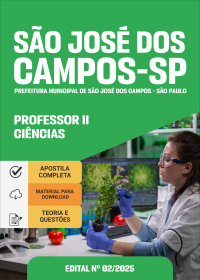 Professor II - Ciências - Prefeitura de São José dos Campos-SP