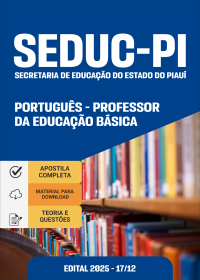 Professor de Língua Portuguesa - SEDUC-PI