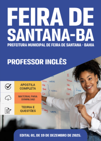 Professor de Inglês - Prefeitura de Feira de Santana-BA