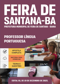 Professor de Língua Portuguesa - Prefeitura de Feira de Santana-BA