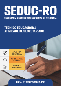 Técnico Educacional - SEDUC-RO