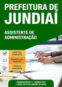Assistente de Administração - Prefeitura de Jundiaí-SP