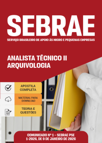 Analista Técnico II - Arquivologia - SEBRAE