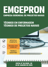 Técnico de Projetos Navais - Técnico em Enfermagem - EMGEPRON