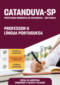 Professor II - Língua Portuguesa - Prefeitura de Catanduva-SP