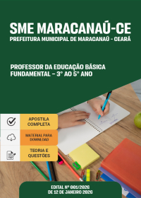 Professor da Educação Básica - Fundamental - 3 ao 5 Ano - Prefeitura de Maracanaú-CE