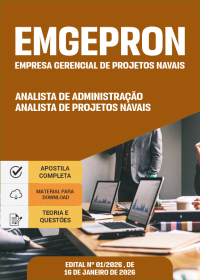 Analista de Projetos Navais - Analista de Administração - EMGEPRON