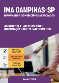 Assistente I - Atendimento e Informações ou Teleatendimento - IMA-Campinas