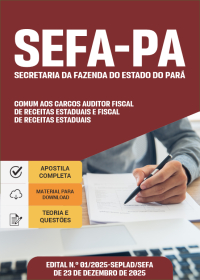 Comum aos Cargos Auditor Fiscal de Receitas Estaduais e Fiscal de Receitas Estaduais - SEFA-PA