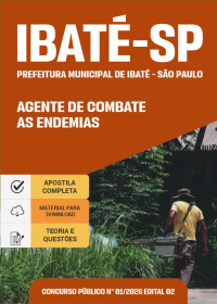 Agente de Combate às Endemias - Prefeitura de Ibaté-SP