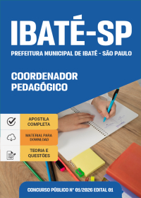 Coordenador Pedagógico - Prefeitura de Ibaté - SP