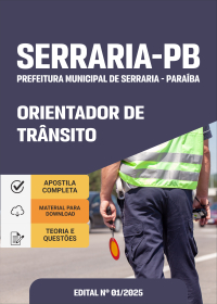 Orientador de Trânsito - Prefeitura de Serraria-PB