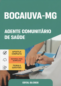 Agente Comunitário de Saúde - Prefeitura de Bocaiuva - MG