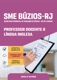 Professor Docente II - Língua Inglesa - Prefeitura de Armação dos Búzios - RJ
