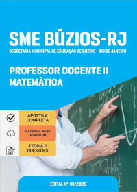 Professor Docente II - Matemática - Prefeitura de Armação dos Búzios-RJ