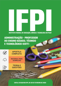Professor do Ensino Básico, Técnico e Tecnológico (EBTT) - Administração - IFPI