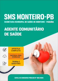 Agente Comunitário de Saúde (ACS) - Prefeitura de Monteiro - PB