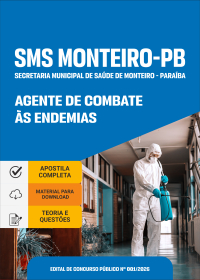 Agente de Combate às Endemias (ACE) - Prefeitura de Monteiro-PB