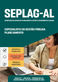 Especialista em Gestão Pública - Especialidade: Planejamento - SEPLAG-AL