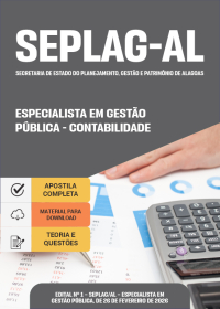 Especialista em Gestão Pública - Especialidade: Contabilidade - SEPLAG-AL