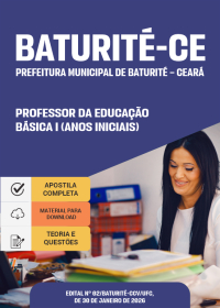 Professor da Educação Básica I (Anos Iniciais) - Prefeitura de Baturité - CE
