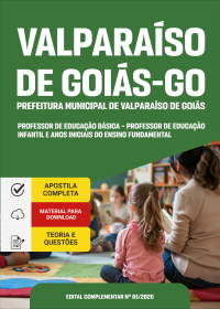 Professor de Educação Básica - Professor de Educação Infantil e Anos Iniciais do Ensino Fundamental - Prefeitura de Valp