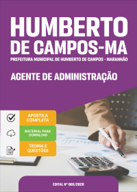 Agente de Administração - Prefeitura de Humberto de Campos-MA