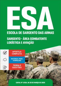 Sargento - Área: Combatente-Logística e Aviação - ESA