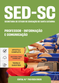 Professor - Informação e Comunicação - SED-SC