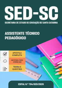 Assistente Técnico-Pedagógico - SED-SC
