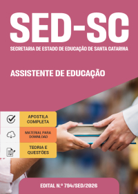 Assistente de Educação - SED-SC